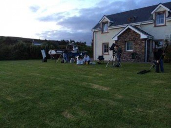 Setting Up at The Skellig Lodge Star Party